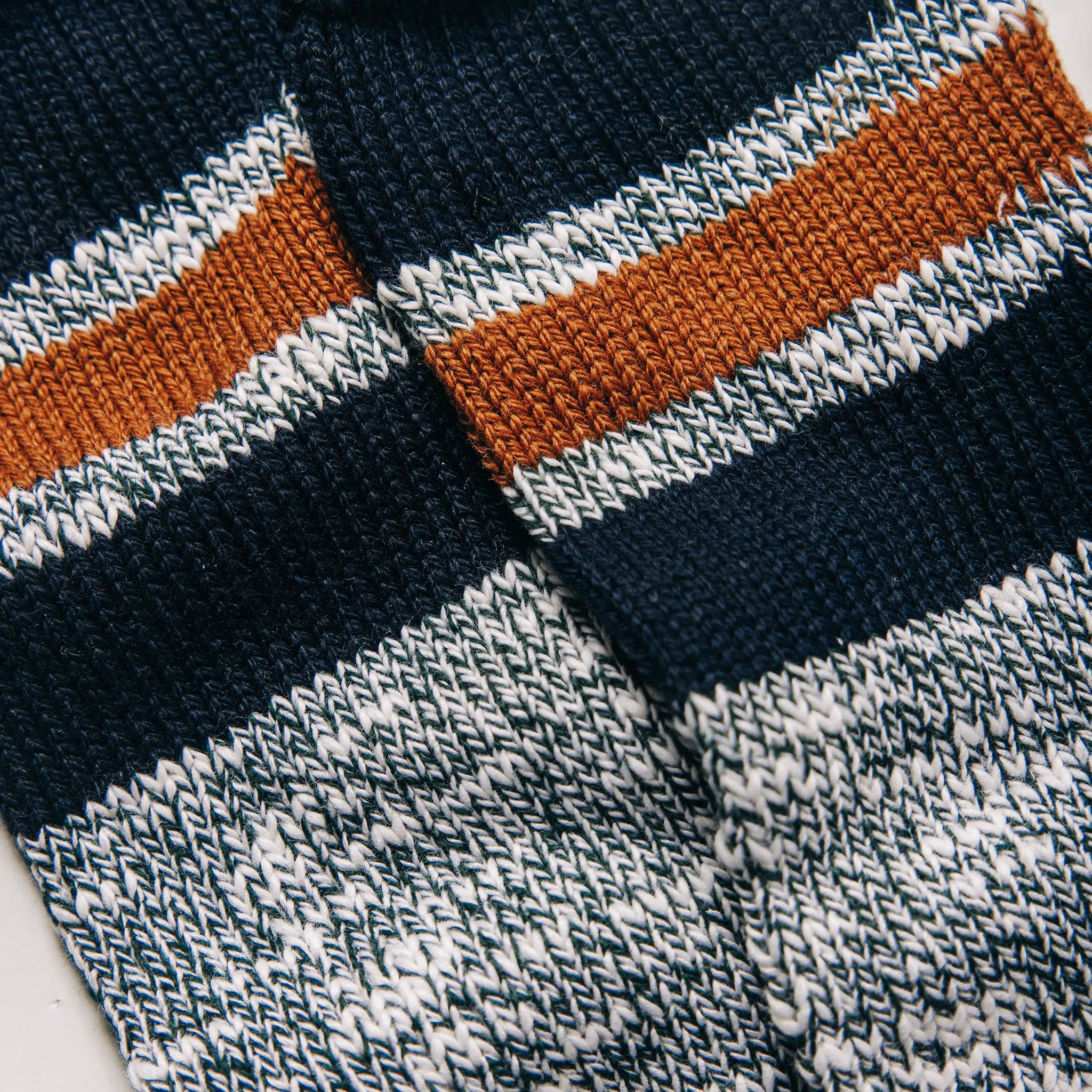 The Camp Sock in Heather Olive