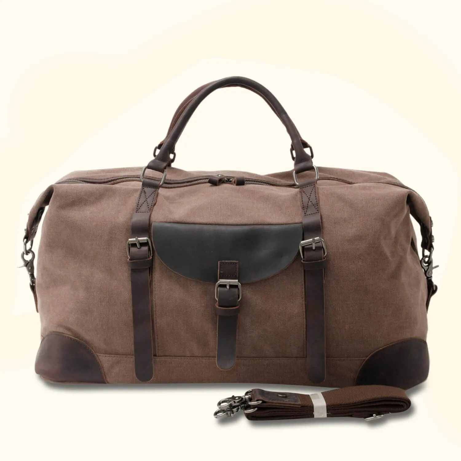 The Rustic Range Rover - Canvas Weekender Bag