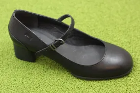 Womens Katie MJ Pump - Black Leather